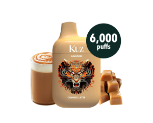 kuz 6000 vape caramel latte